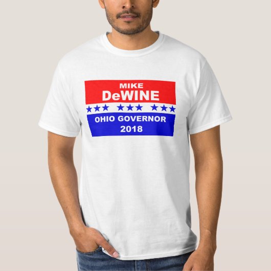 Mike Dewineの知事オハイオ州2018年 Tシャツ (正面)