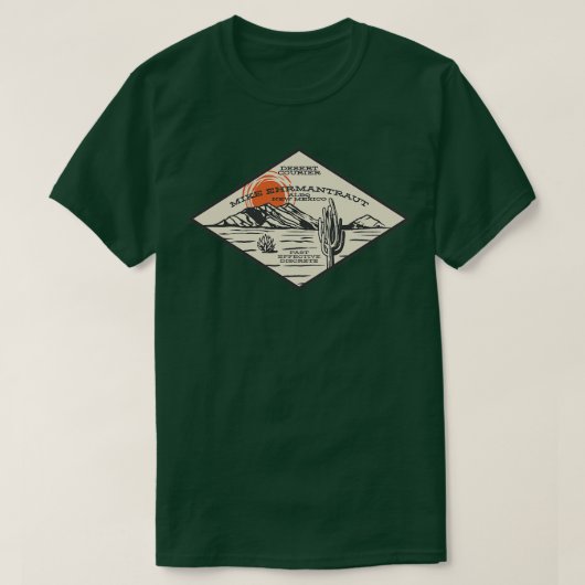 Mike Ehrmantraut Desert Courier Tシャツ (デザイン正面)
