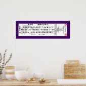 Mike Ford送信証明書のスクロール ポスター (キッチン)