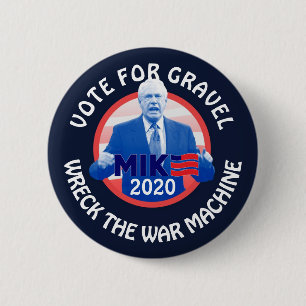 Mike Gravel 2020年のための投票 缶バッジ