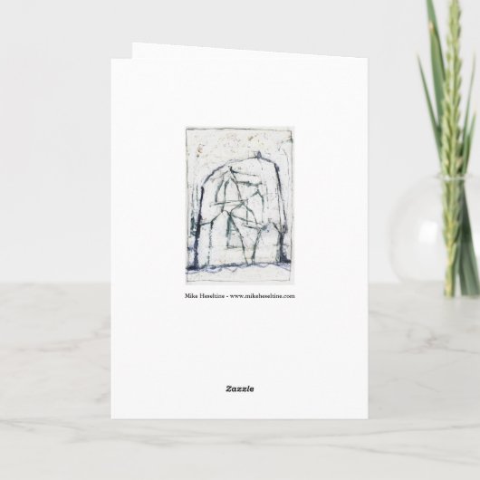 Mike Heseltineによる迷路 カード (裏面)