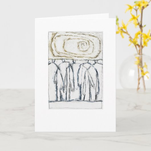 Mike Heseltineによる迷路 カード (黄色い花)