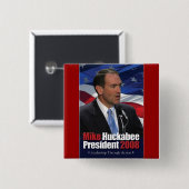 Mike Huckabeeおよび古い栄光 缶バッジ (正面&裏面)