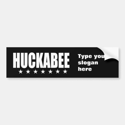 MIKE HUCKABEEの選挙のギア バンパーステッカー (正面)