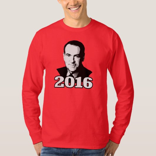 MIKE HUCKABEEの2016年の候補者 Tシャツ (正面)