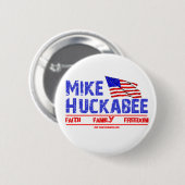 Mike Huckabee 缶バッジ (正面&裏面)
