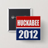 MIKE HUCKABEE 2012年 缶バッジ (正面&裏面)