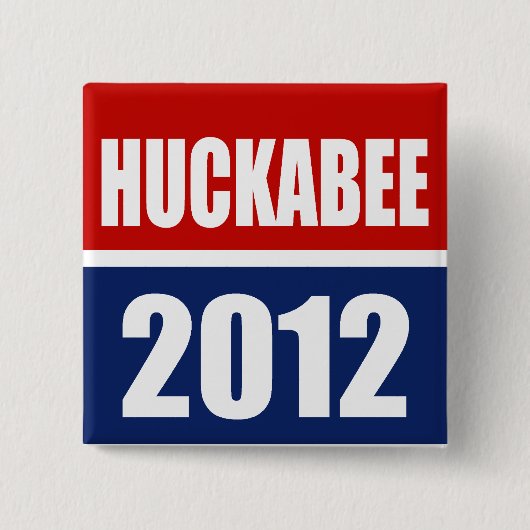 MIKE HUCKABEE 2012年 缶バッジ (正面)
