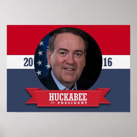 MIKE HUCKABEE 2016 ポスター (正面)