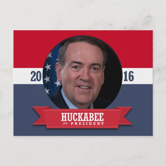 MIKE HUCKABEE 2016 ポストカード (正面)
