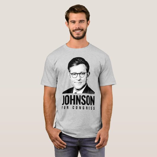 Mike Johnson for Congress Tシャツ (正面フル)