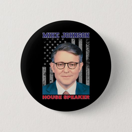 Mike Johnson New House Speaker American Usa Flag P 缶バッジ (正面)