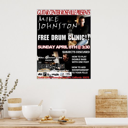 Mike Johnston ポスター (キッチン)