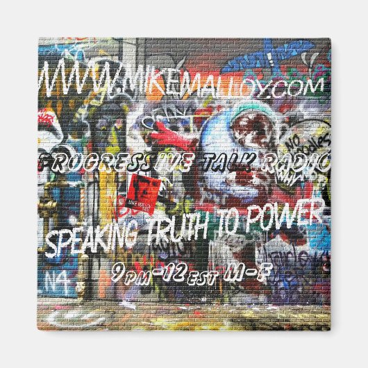 MIKE MALLOY RADIO SHOW MAGNETS マグネット (正面)