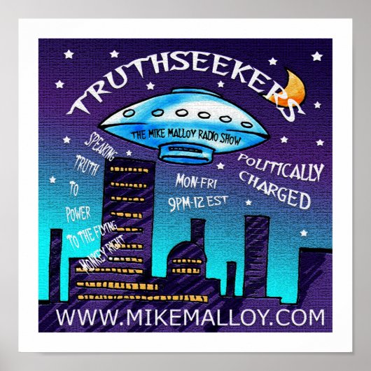 MIKE MALLOY RADIO SHOW POSTER ポスター (正面)