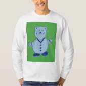 Mike Men's Basic長袖Tシャツ Tシャツ (正面)