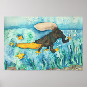 Mike Quinn氏によるPlatyplusの「Platty」 ポスター