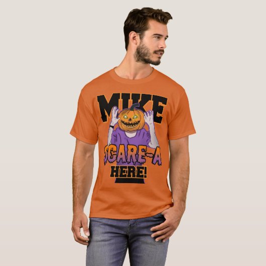 Mike Scare-A Here T-Shirt Tシャツ (正面フル)