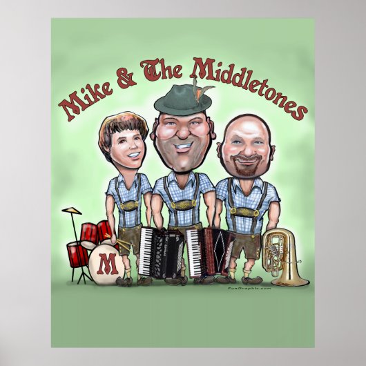 Mike & The Middletonesポスター ポスター (正面)