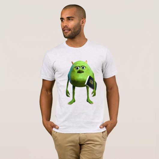 Mike Wazowski con Biblia - Premium Tシャツ (正面フル)
