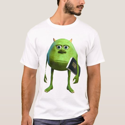 Mike Wazowski con Biblia Tシャツ (正面)
