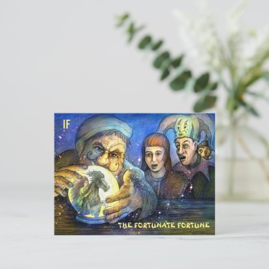 Mike Winterbauerによる幸運のはがき ポストカード (スタンド正面)