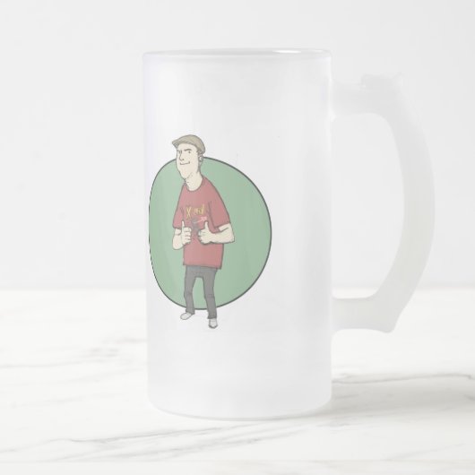 MikeE GPのコレクターのコップ フロストグラスビールジョッキ (右)