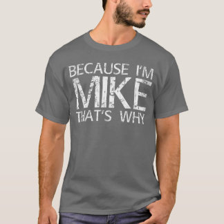 Mikehatsだから WHY 楽しい面白いギフトアイデア 少年 Tシャツ