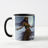 Mike's Morning Caffeineカスタマイズ可パーソナライズされた能 マグカップ (左)