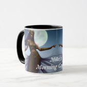 Mike's Morning Caffeineカスタマイズ可パーソナライズされた能 マグカップ (正面左)