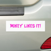 MIKEYはそれを好みます! バンパーステッカー (車上)