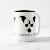 MIKEYはマグを憎みます ツートーンマグカップ (正面右)