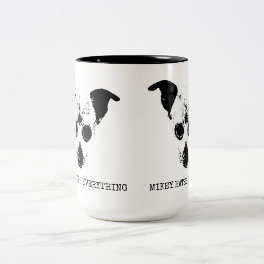 MIKEYはマグを憎みます ツートーンマグカップ (中央)