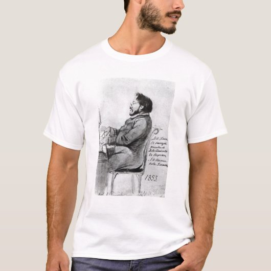Mikhail Glinka 1853年 Tシャツ (正面)