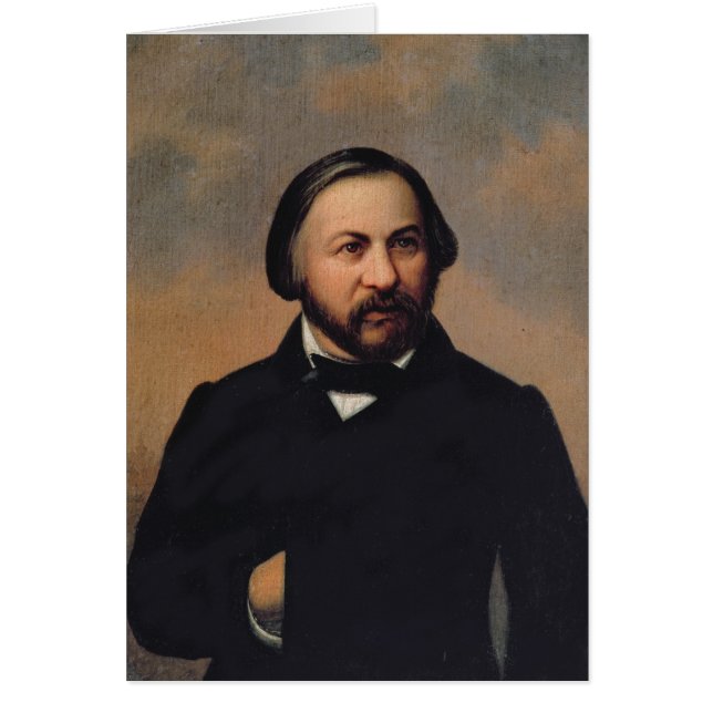Mikhail Ivanovich Glinkaの1850年代のポートレート (正面)
