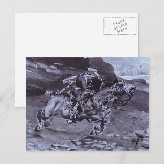 Mikhail Vrubel – ライダー ポストカード (正面/裏面)
