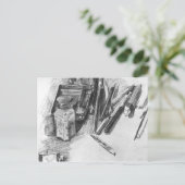 Mikhail Vrubel – 鉛筆 ポストカード (スタンド正面)