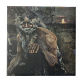 Mikhail Vrubel-鍋 タイル (正面)