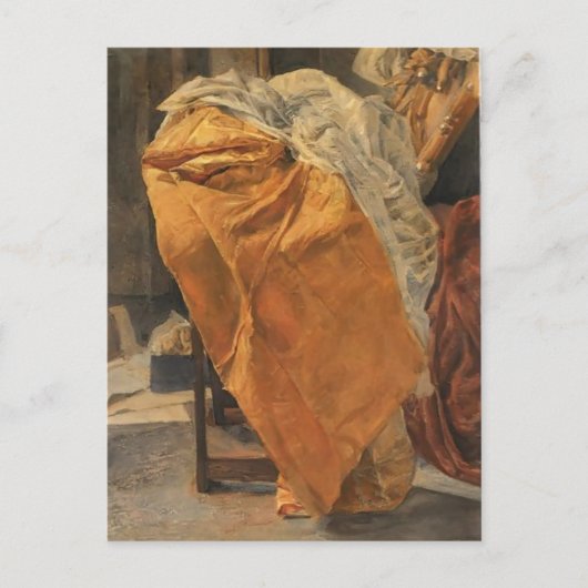 Mikhail Vrubel – 静物画。ファブリック. ポストカード (正面)