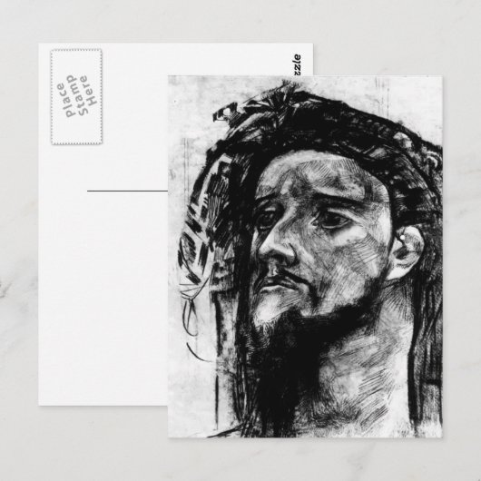 Mikhail Vrubel – 預言者の頭 ポストカード (正面/裏面)