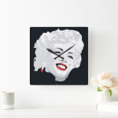 Mikiマリリン スクエア壁時計 (ホーム)