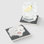 Mikiマリリン ストーンコースター (横)