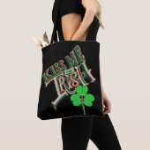 Mikitiezアイリッシュクローバーグリーンst.patrick'th lucky トートバッグ (クローズアップ)