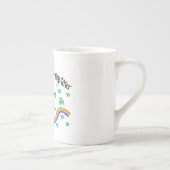 Mikitiezアイリッシュクローバーグリーンst.patrick'th lucky ボーンチャイナマグカップ (右)