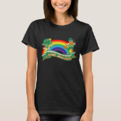 Mikitiezアイリッシュクローバーグリーンst.patrick'th lucky tシャツ (正面)