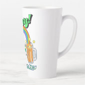 Mikitiezグリーンラッキーサンパトリックの日irishbeer カフェラテマグ (右)