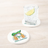 Mikitiezグリーンラッキーサンパトリックの日irishbeer コースター (側面)