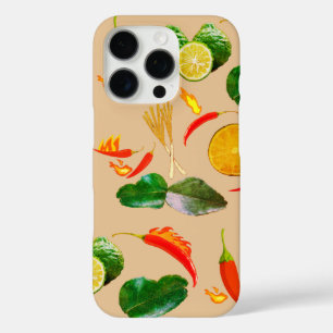 Mikitiezタイ料理レッドチリーライムベルガモントスパイシー iPhone 16 Proケース