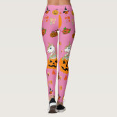 Mikitiezハロウィンユニコーン不気味10月秋 レギンス (裏面)