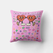 Mikitiezバレンタイカスタムンのラベおもしろいバグソフトウェア クッション (裏面)